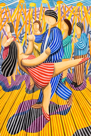 the dance floor - art by Javier Ortas