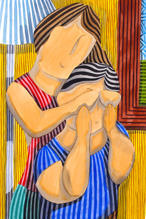 A couple, Ortas painting