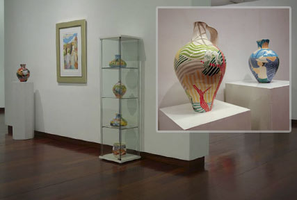 Ceramics in the exhibition